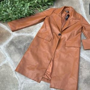 Lulu’s Vegan Leather duster style coat
